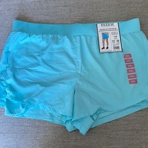 RBX Microfiber shorts with inner mesh compression shorts Size XXL. NWT